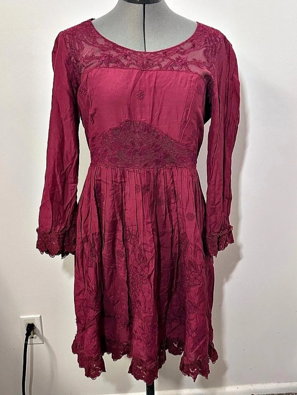 Free People Floral Lace dress